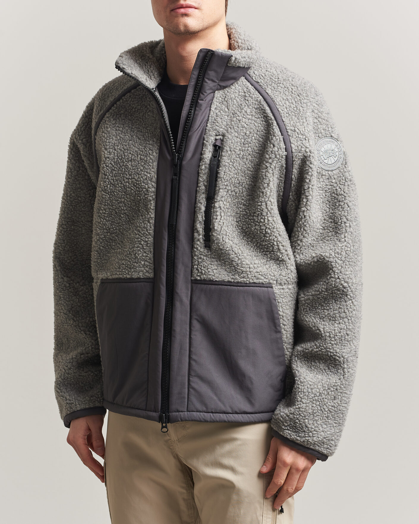 Herre | Jakker | Canada Goose Black Label | Westport Fleece Jacket Stratus Grey