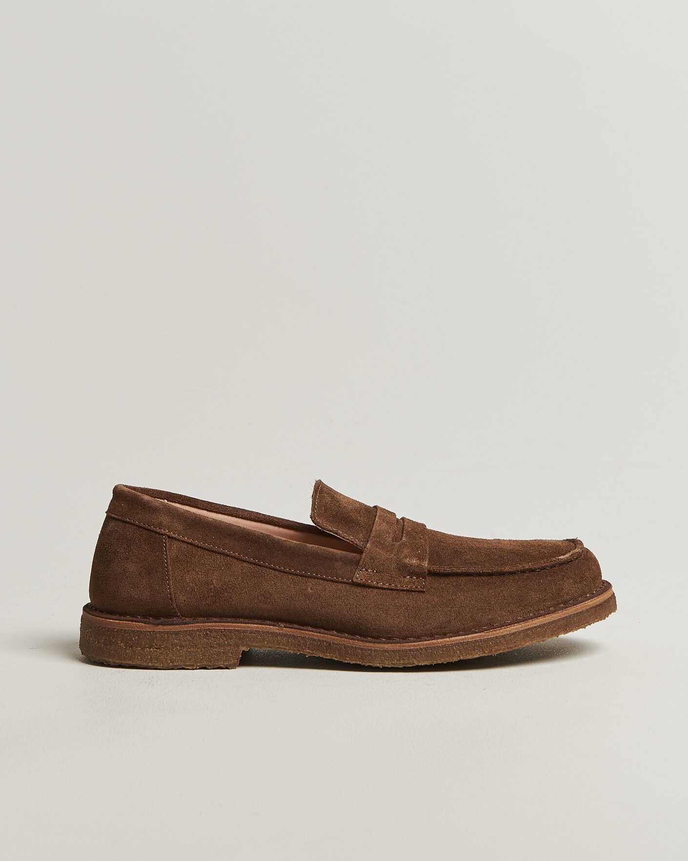 Herre | Loafers | Astorflex | Mokaflex Loafers Dark Khaki Suede