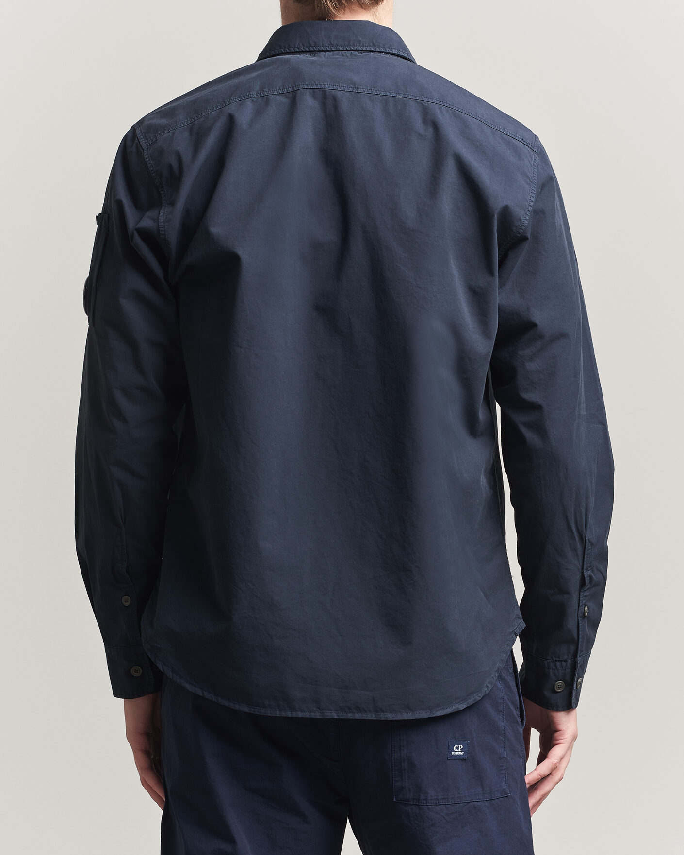 Herre | Skjorter | C.P. Company | Organic Gabardine Pocket Shirt Navy