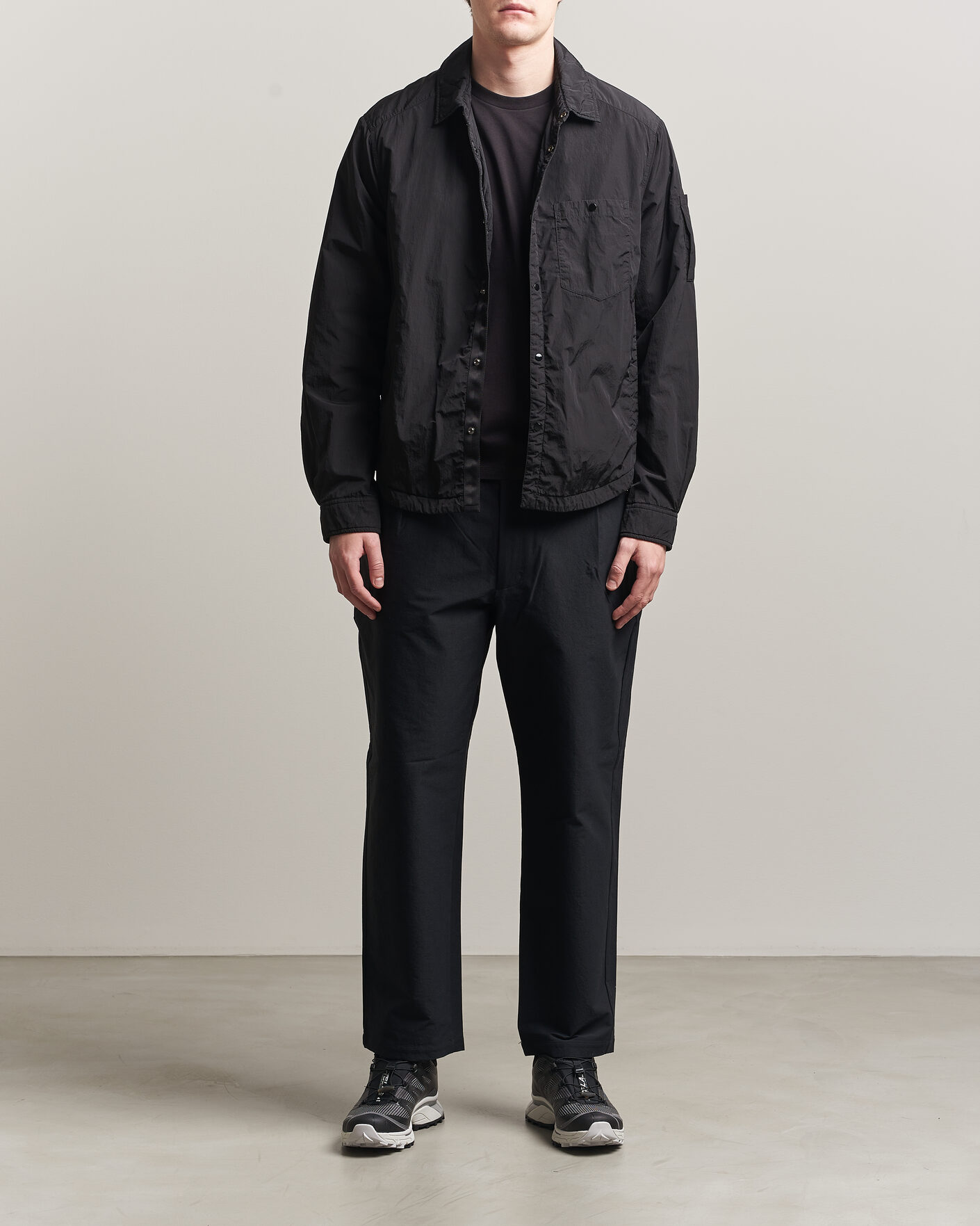 Herre | Jakker | C.P. Company | Chrome R Padded Shirt Jacket Black