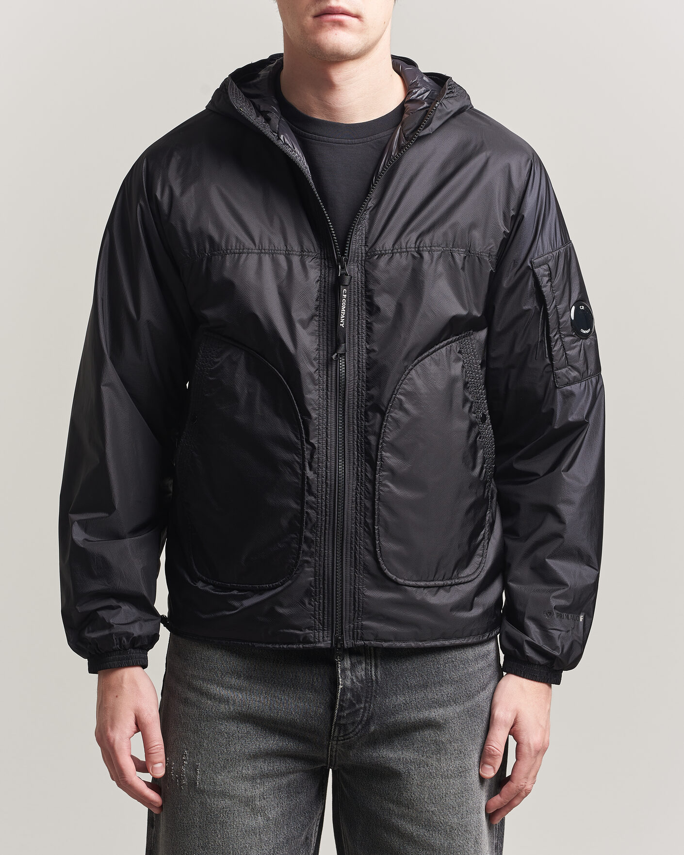 Herre | Jakker | C.P. Company | Nada Shield Primaloft Padded Hood Jacket Black