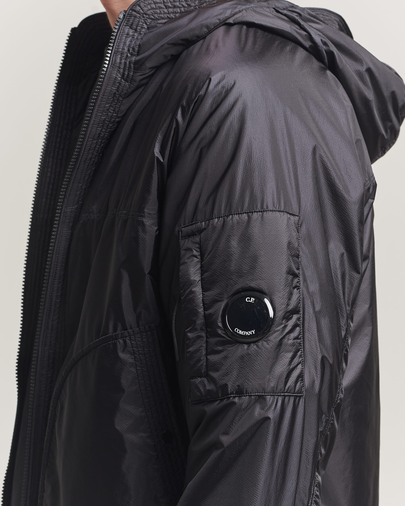 Herre | Jakker | C.P. Company | Nada Shield Primaloft Padded Hood Jacket Black