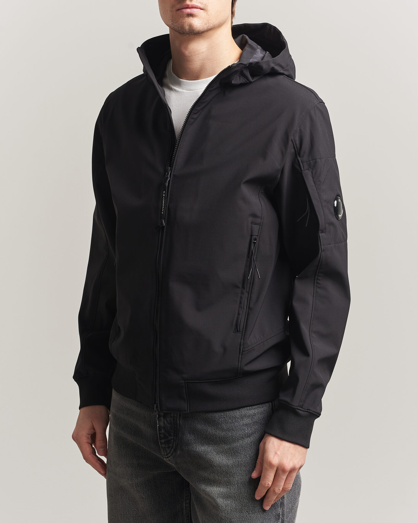 Herre | Jakker | C.P. Company | Shell R Hooded Jacket Black