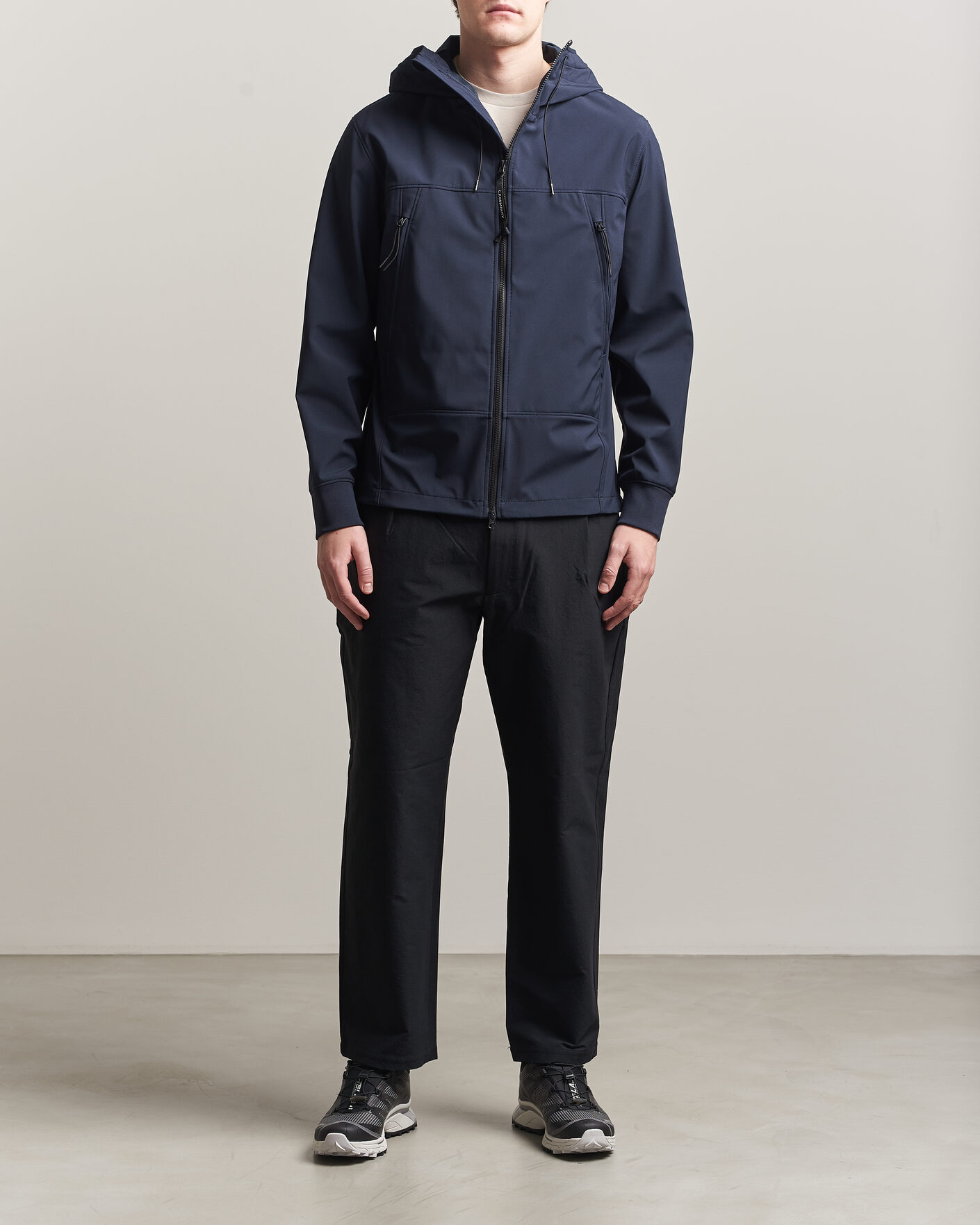 Herre | Jakker | C.P. Company | Shell-R Goggle Hood Jacket Navy