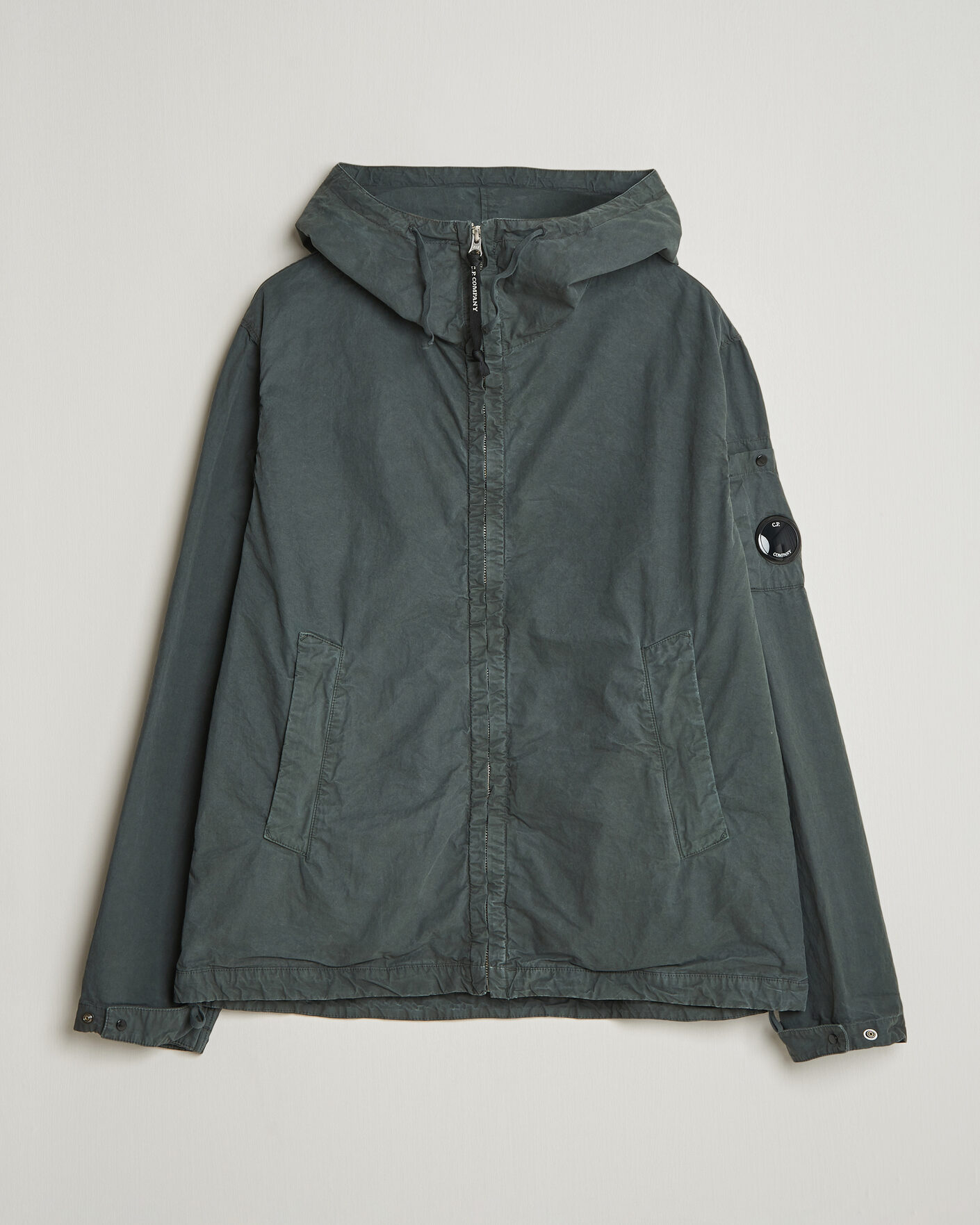 Herre | Jakker | C.P. Company | Micro Reps Hooded Jacket Dark Grey