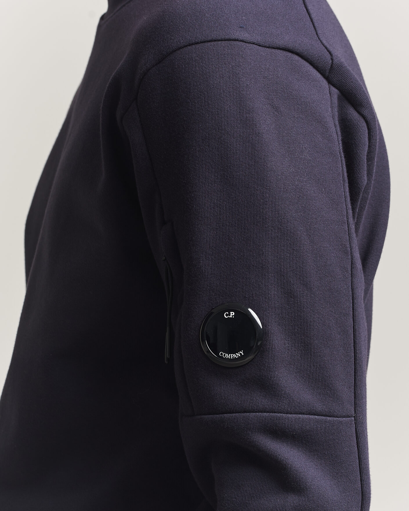 Herre | Trøjer | C.P. Company | Diagonal Raised Fleece Lens Sweatshirt Navy