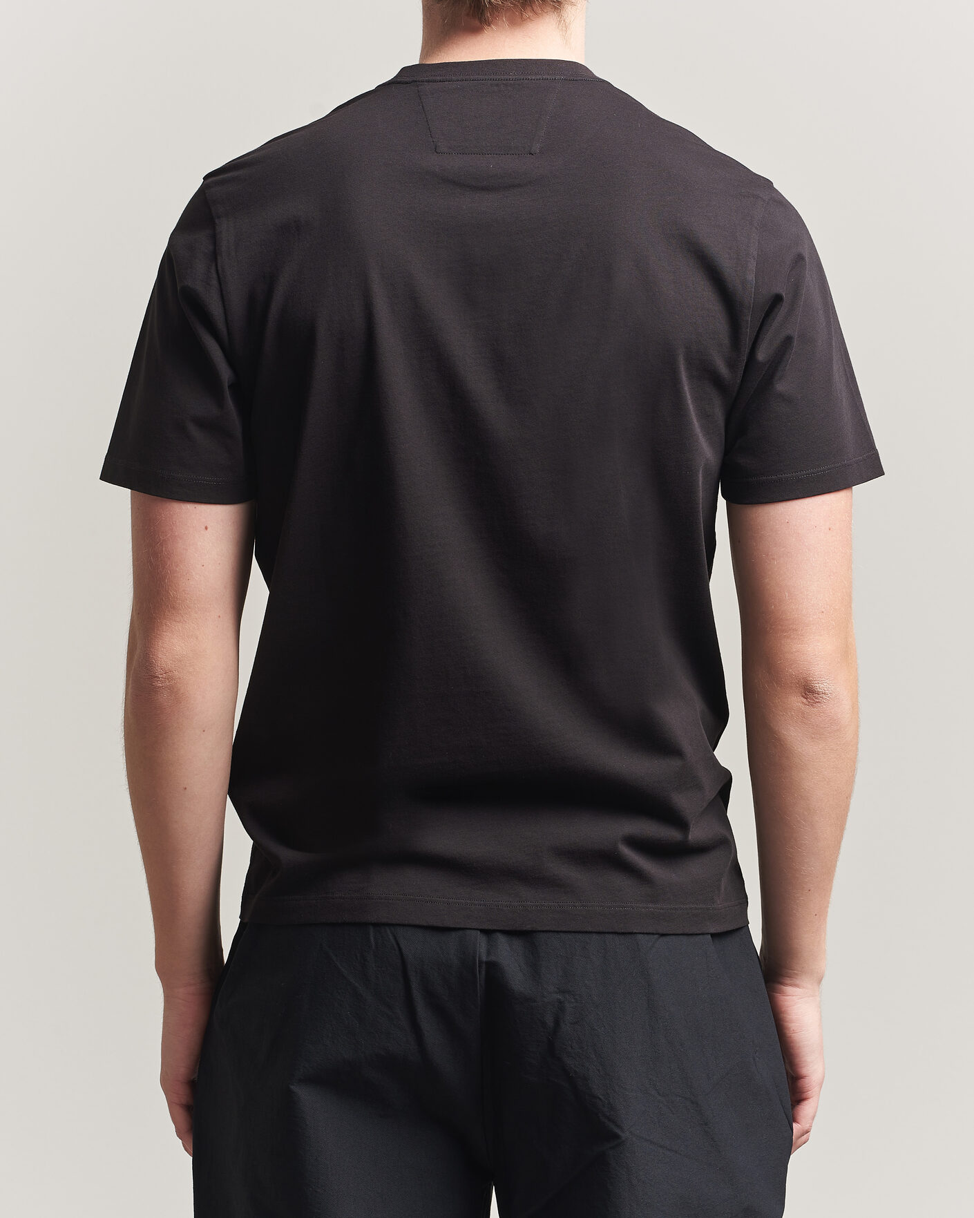 Herre | T-Shirts | C.P. Company | Short Sleeve Small Logo T-Shirt Black