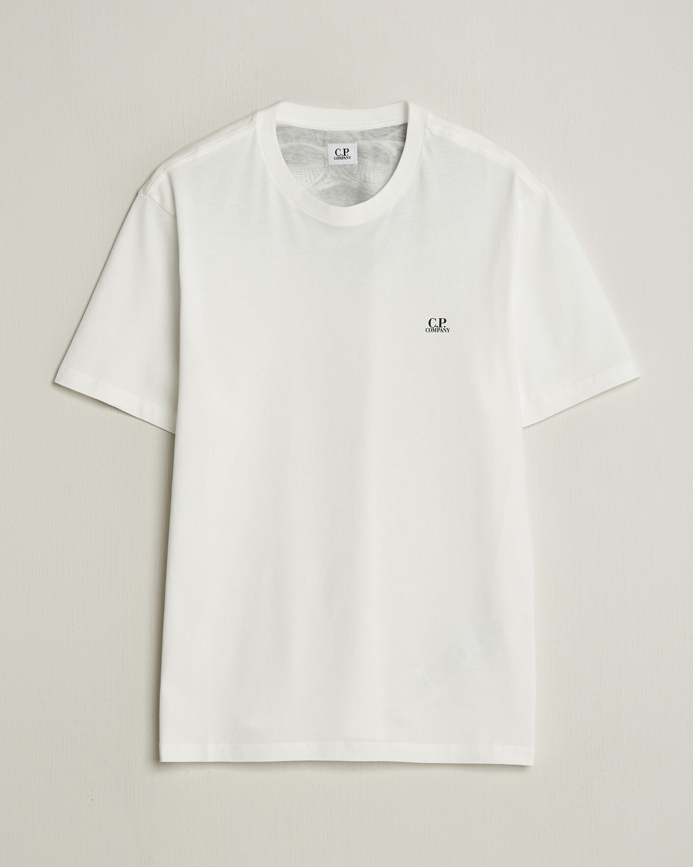 Herre | T-Shirts | C.P. Company | Short Sleeve Back Print T-Shirt White
