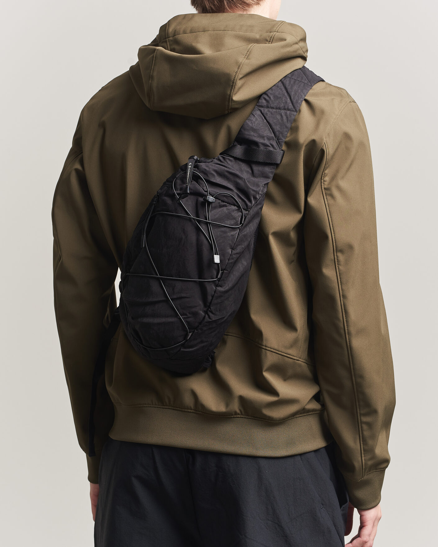 Herre | Tasker | C.P. Company | Nylon B Accessories Shoulder Bag Black