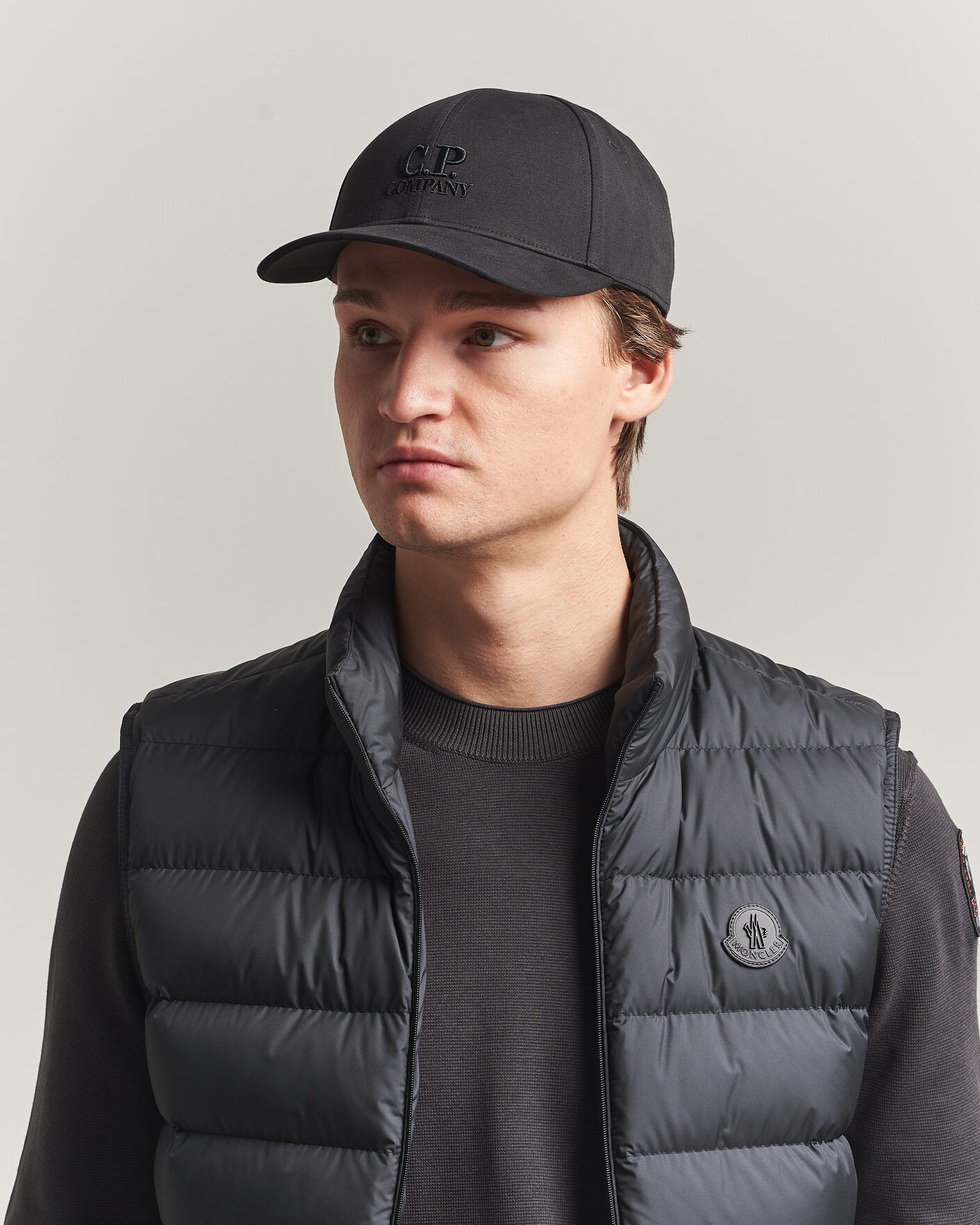 Herre | Hatte & kasketter | C.P. Company | Cotton Gabardine Cap Black