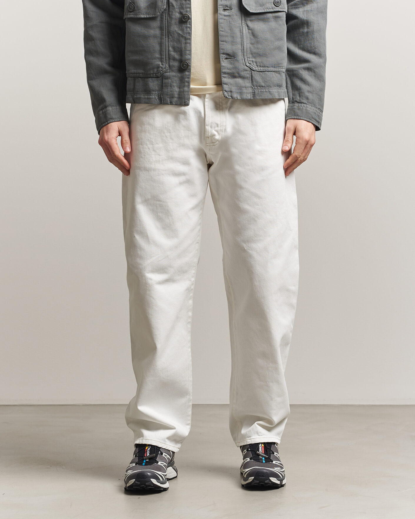 Herre | Bukser | C.P. Company | Bull Denim 10oz Jeans White