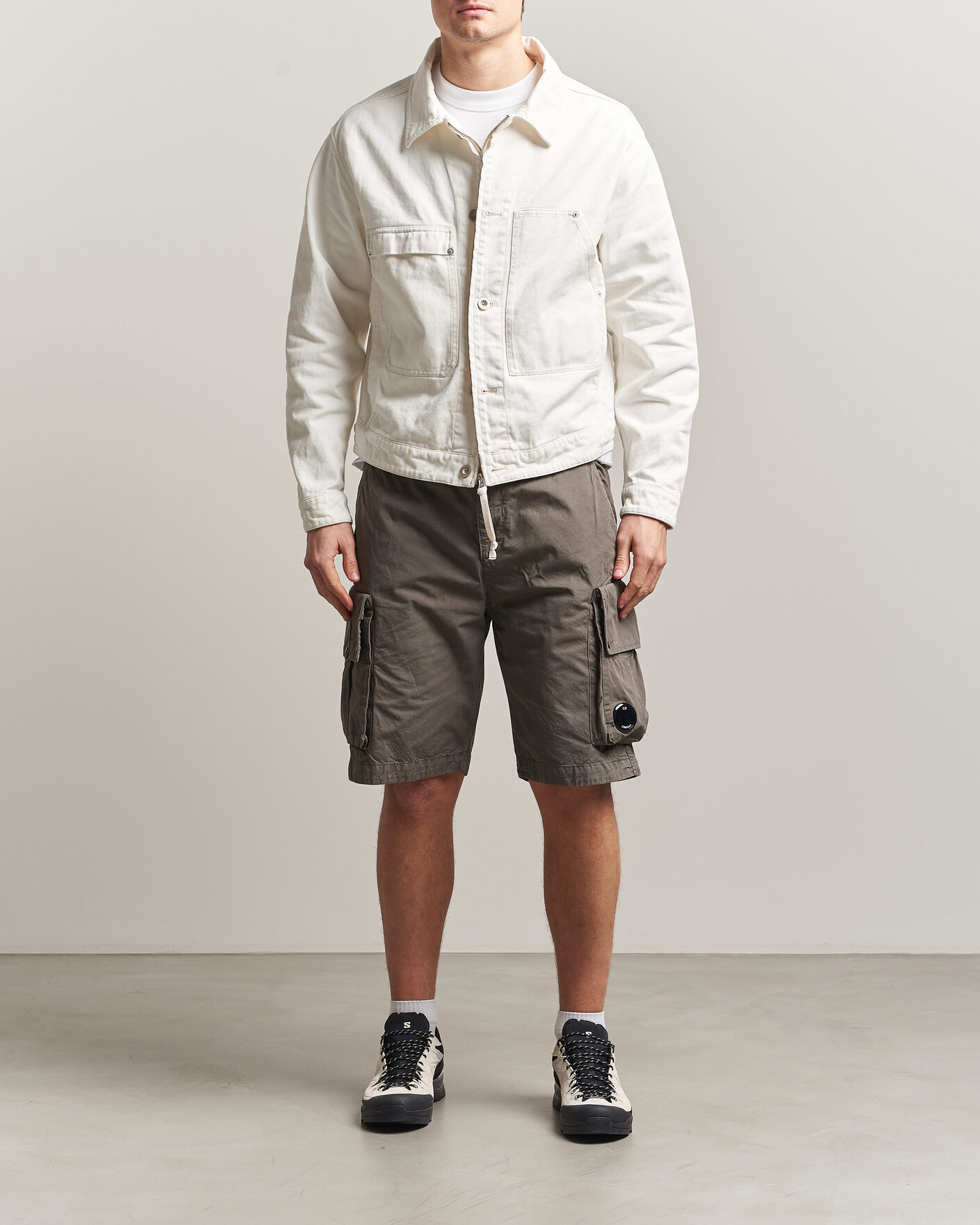 Herre | Jakker | C.P. Company | Bull Denim 10oz Jeans Jacket White
