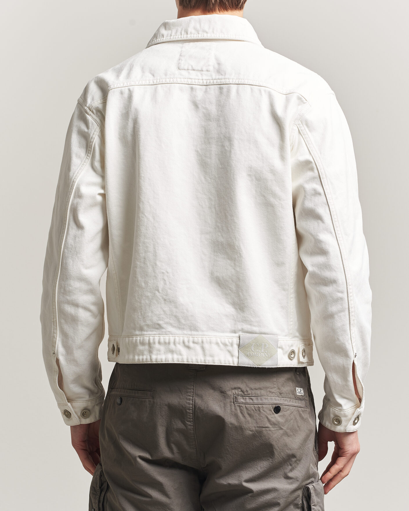 Herre | Jakker | C.P. Company | Bull Denim 10oz Jeans Jacket White