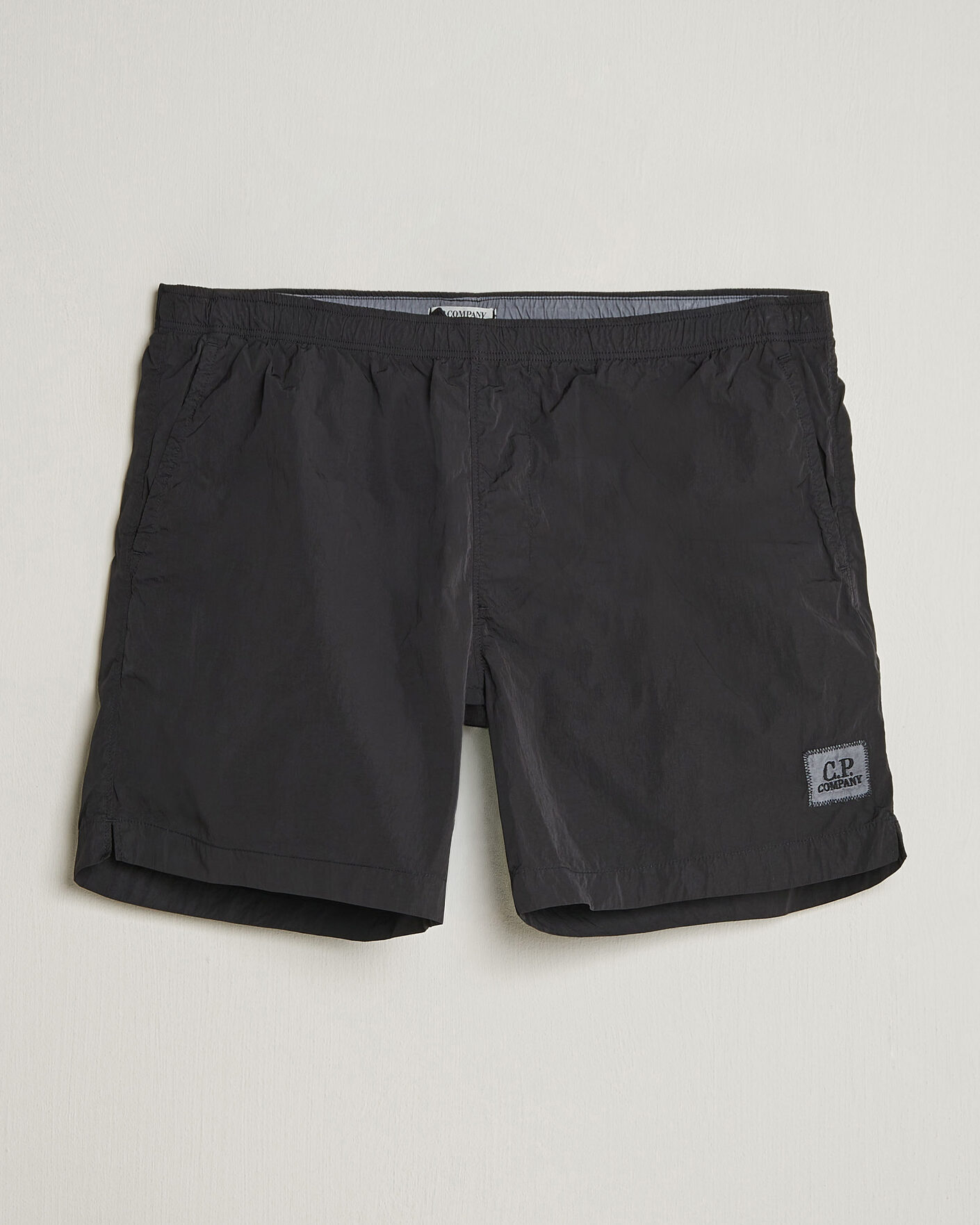 Herre | Badebukser | C.P. Company | Eco Chrome Logo Swimshorts Black