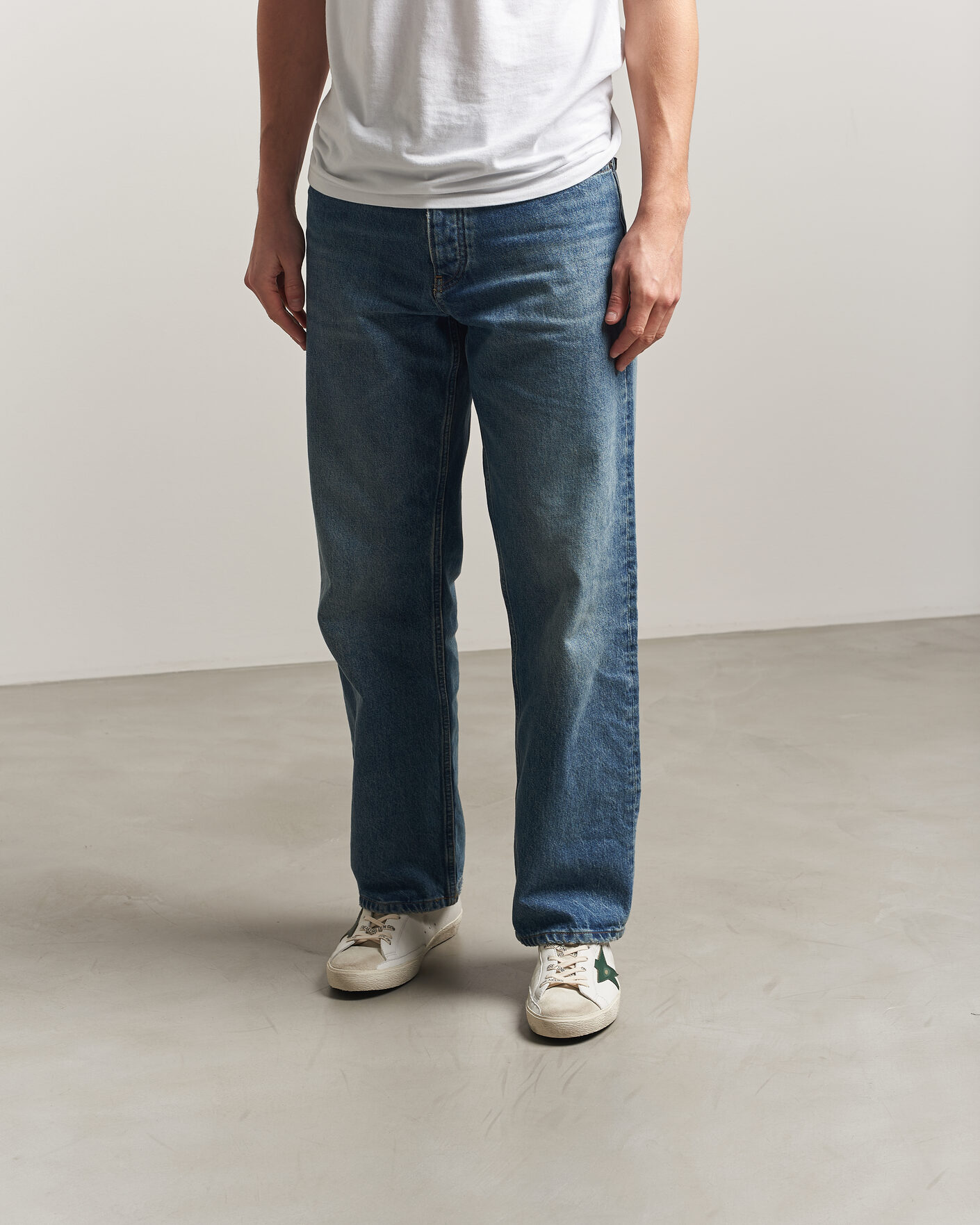 Herre | Sneakers | Golden Goose | Super-Star Sneakers White/Green