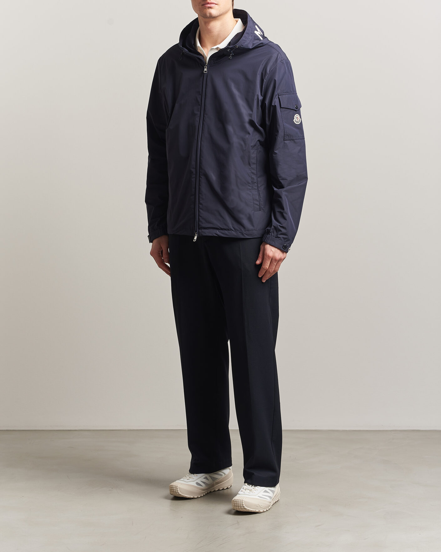 Herre | Jakker | Moncler | Sassiere Hooded Jacket Navy