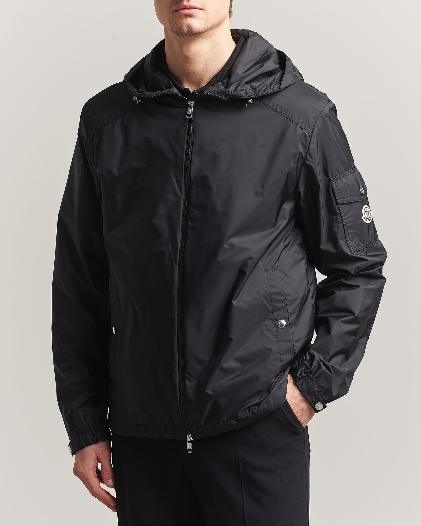 Herre | Jakker | Moncler | Etiache Hooded Jacket Black
