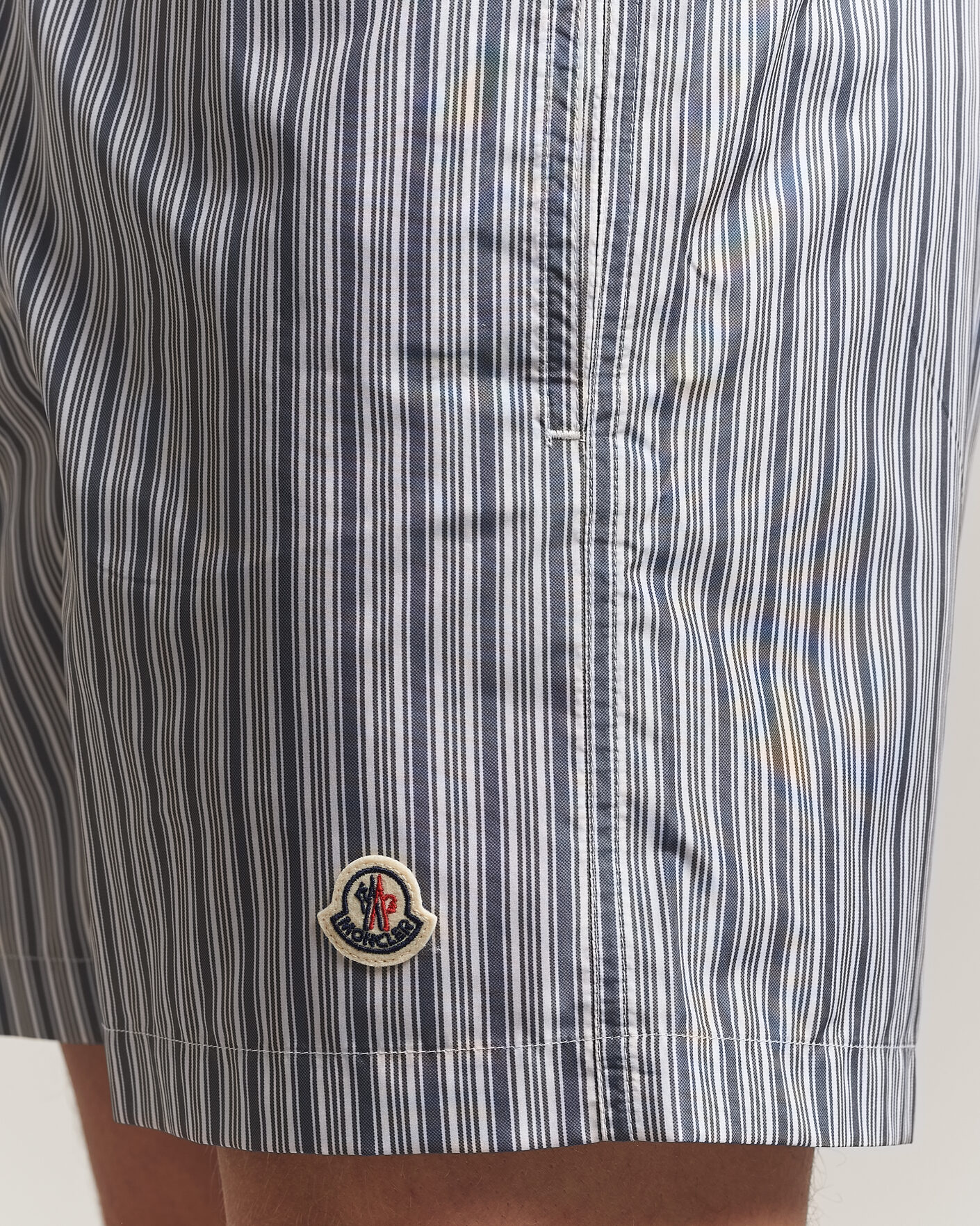 Herre | Badebukser | Moncler | Nylon Swim Shorts Blue Stripe