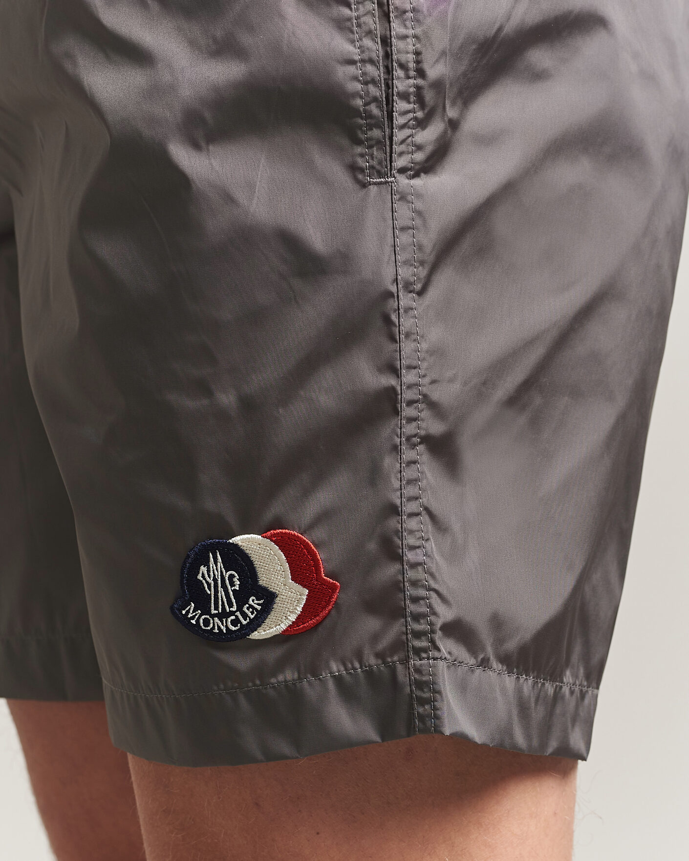 Herre | Badebukser | Moncler | Tricolore Logo Swim Shorts Grey