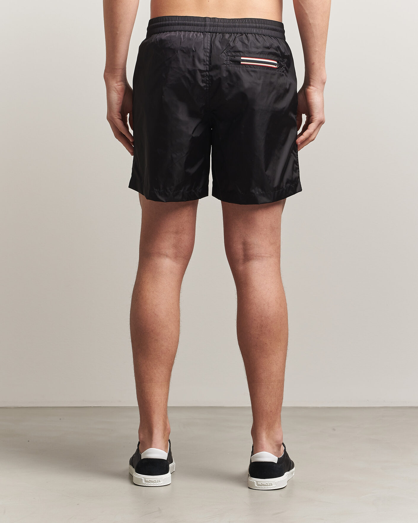 Herre | Badebukser | Moncler | Tricolore Logo Swim Shorts Black