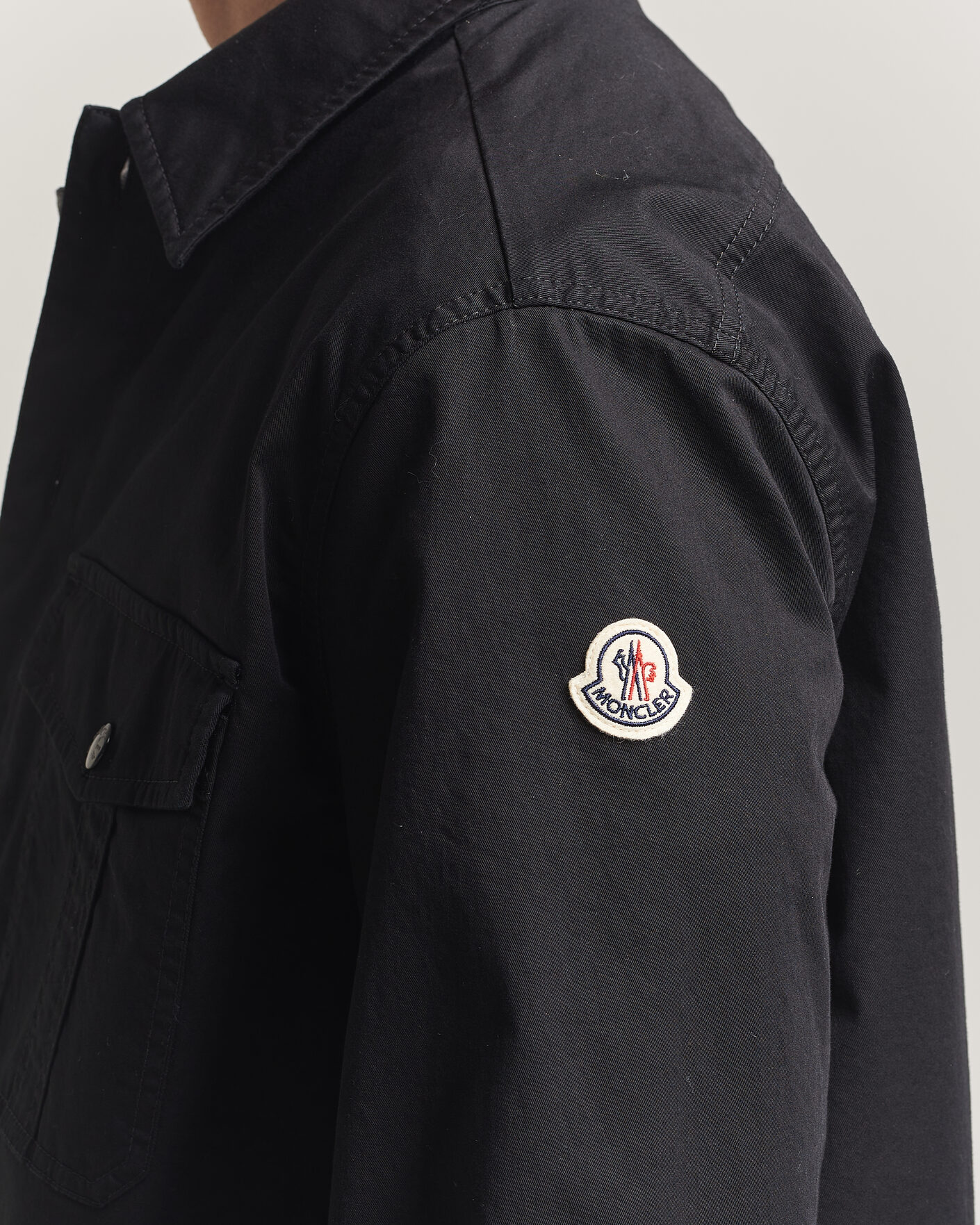 Herre | Skjorter | Moncler | Double Pocket Overshirt Black