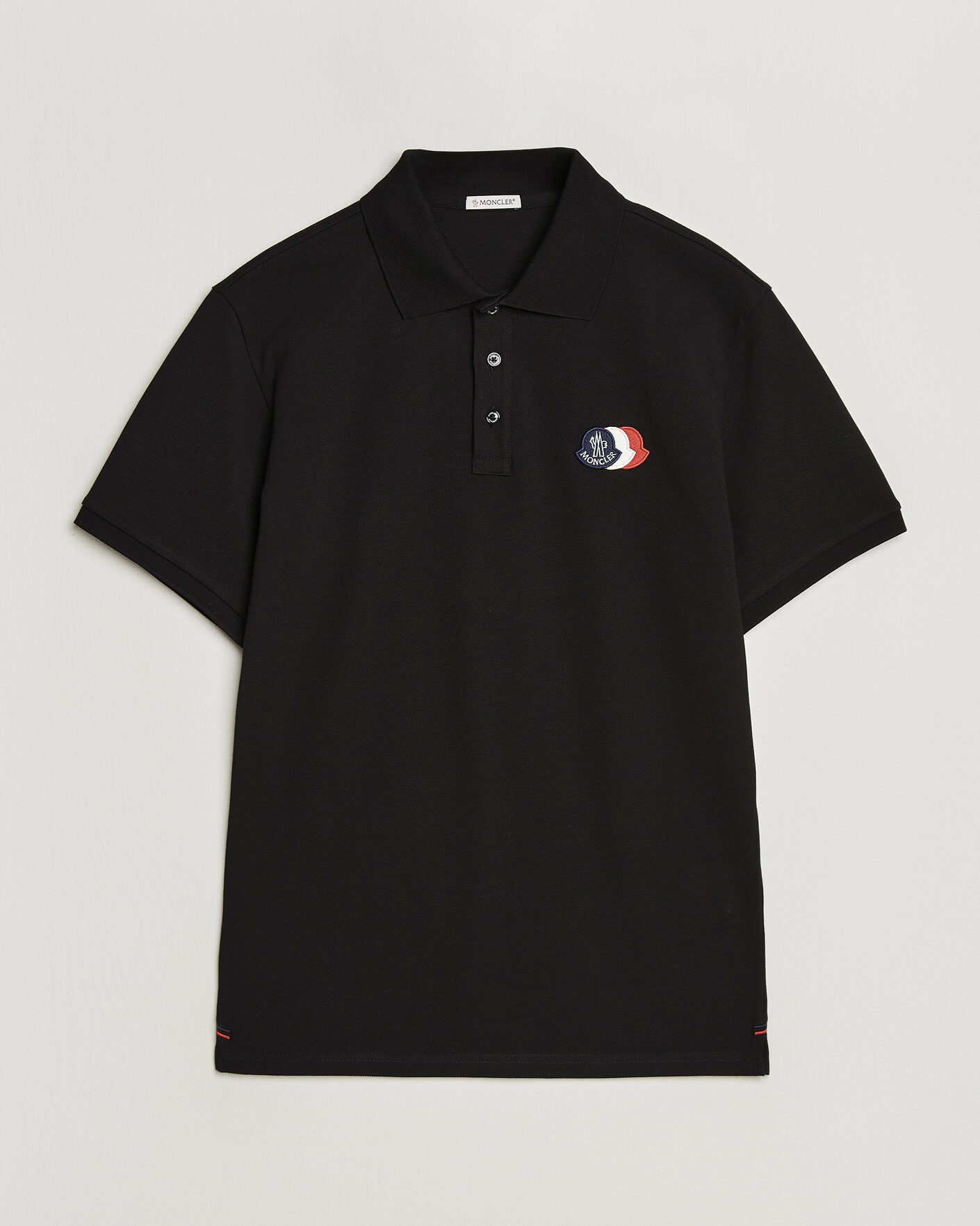 Herre | Polotrøjer | Moncler | Tricolore Logo Polo Black