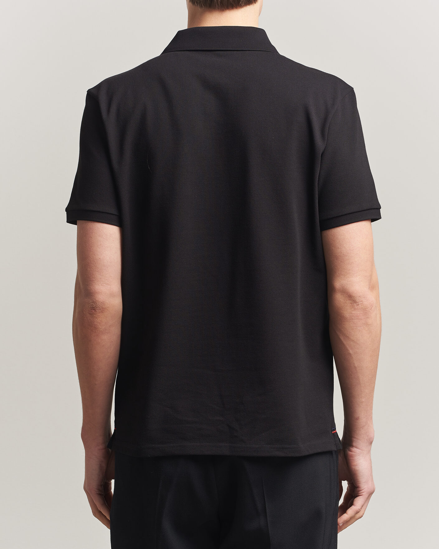 Herre | Polotrøjer | Moncler | Tricolore Logo Polo Black