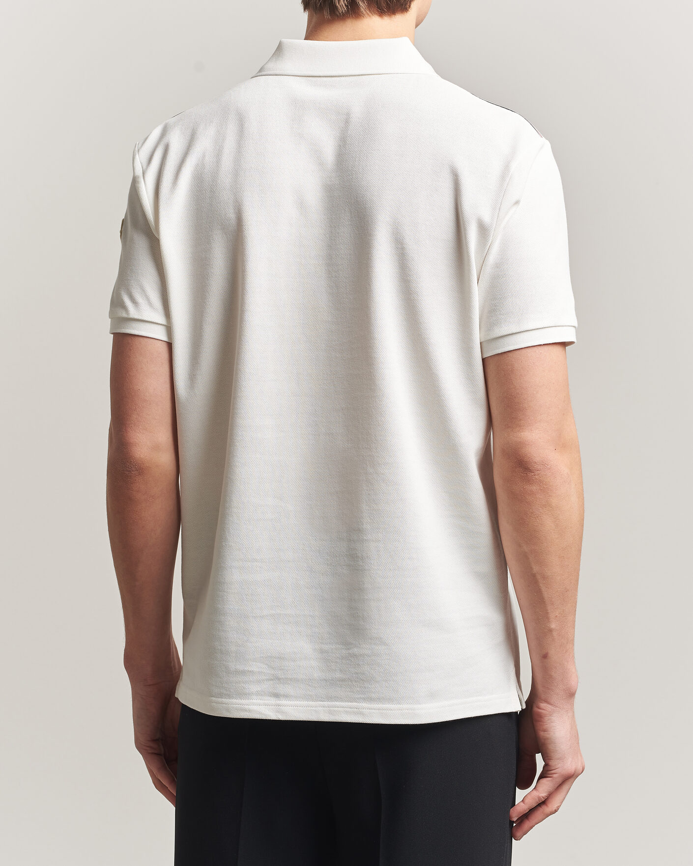 Herre | Polotrøjer | Moncler | Tricolore Shoulder Polo White