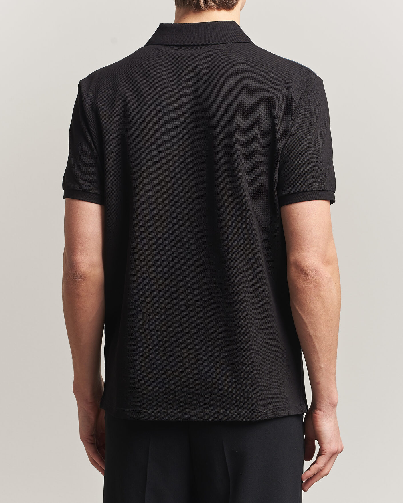 Herre | Polotrøjer | Moncler | Tricolore Shoulder Polo Black