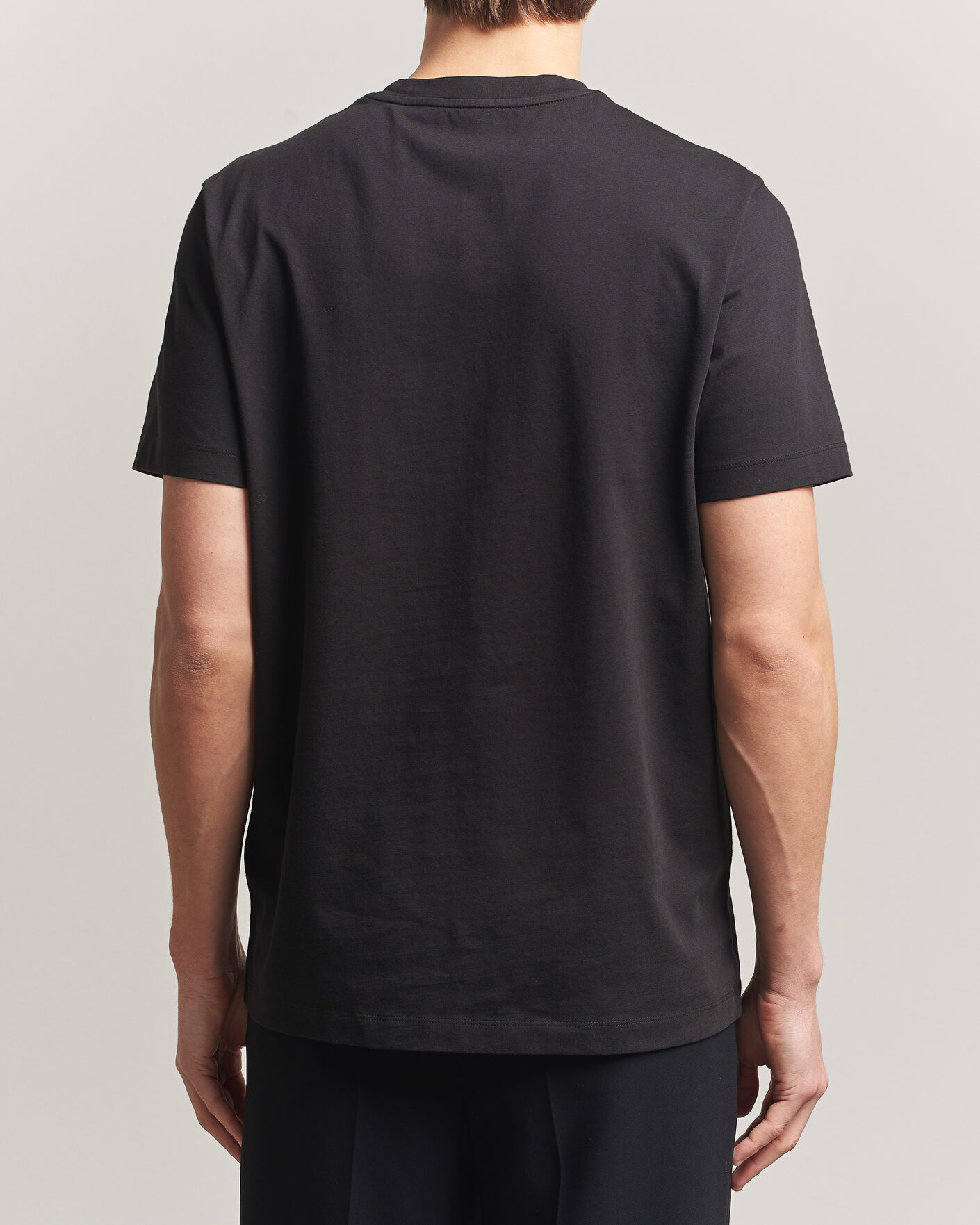 Herre | T-Shirts | Moncler | Lettering Logo T-Shirt Black