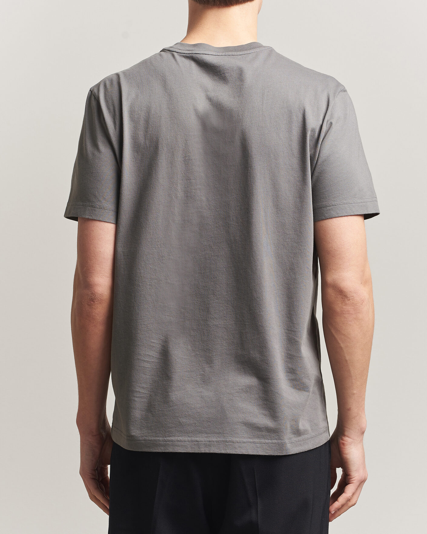Herre | T-Shirts | Moncler | Tricolore Logo T-Shirt Grey