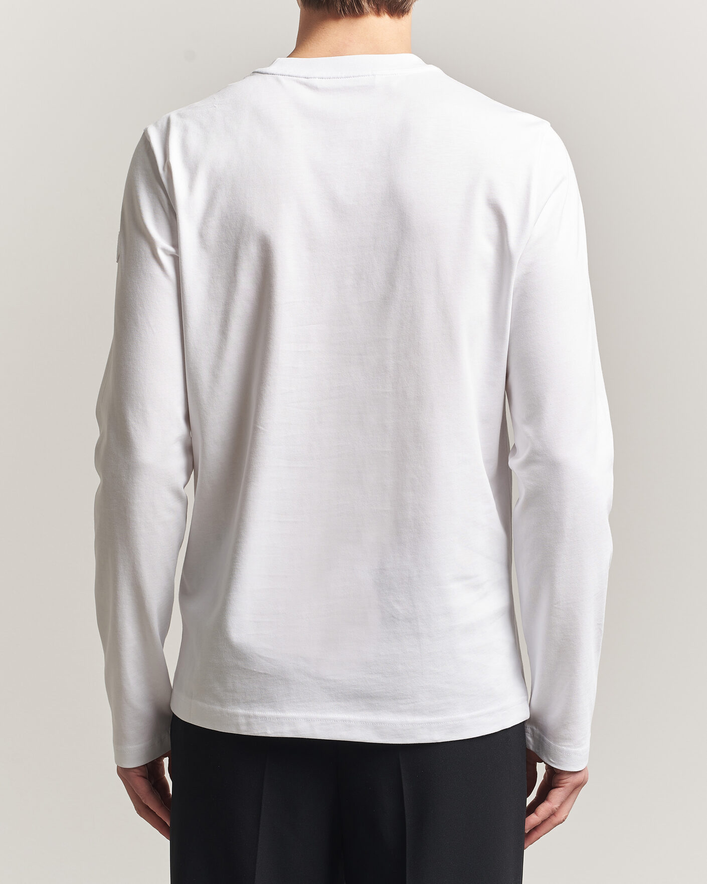 Herre | T-Shirts | Moncler | Graphic Long Sleeve T-Shirt White