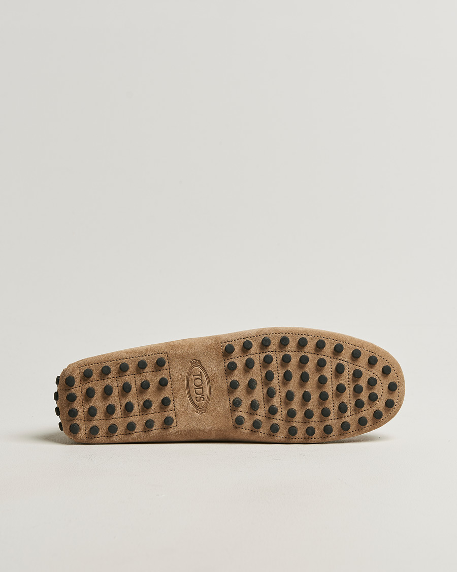 Herre | Mokkasiner | Tod's | Lacetto Gommino Carshoe Beige Suede