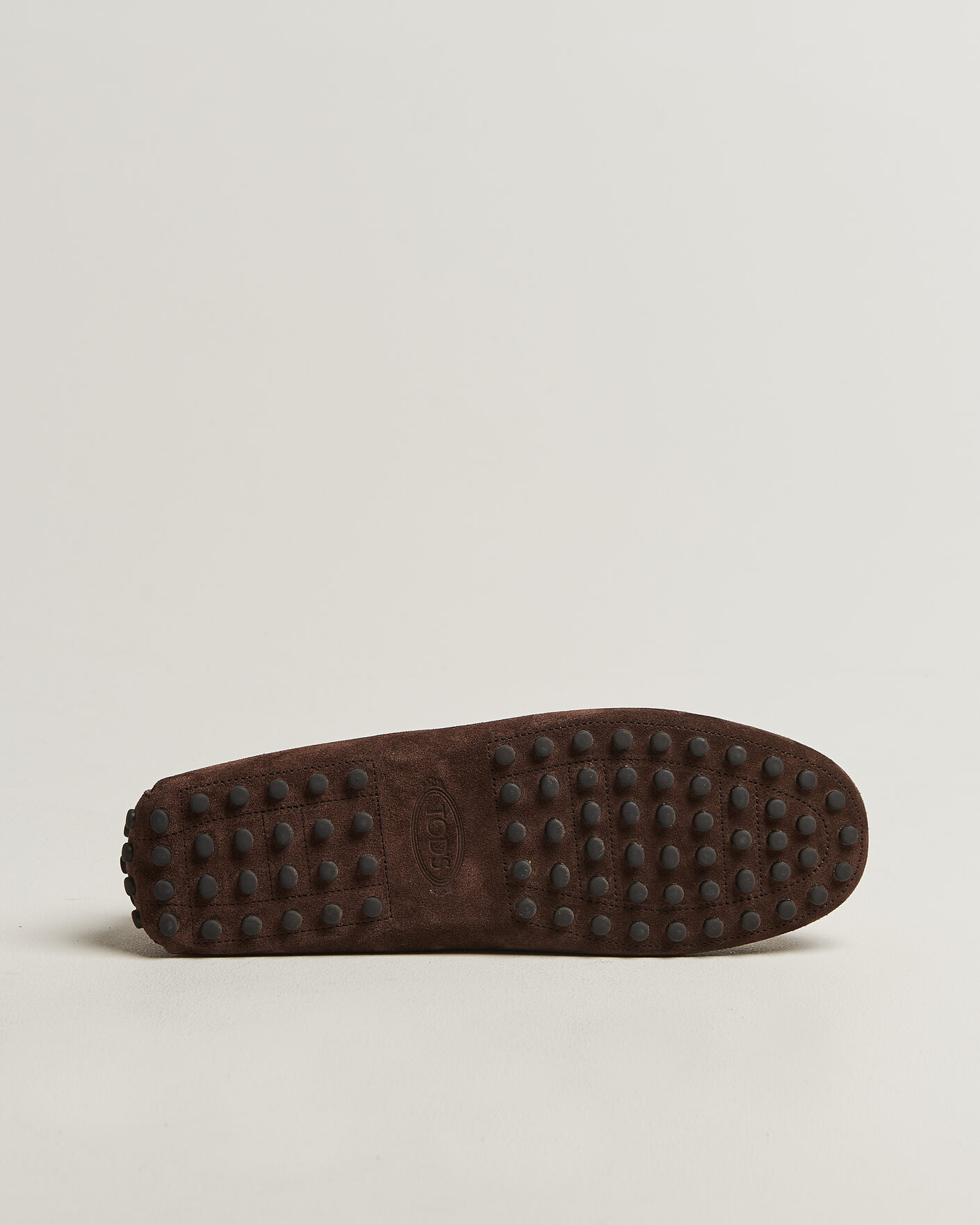 Herre | Mokkasiner | Tod's | Lacetto Gommino Carshoe Dark Brown Suede