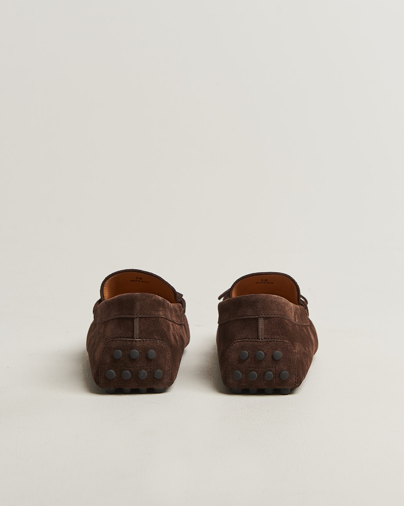 Herre | Mokkasiner | Tod's | Lacetto Gommino Carshoe Dark Brown Suede