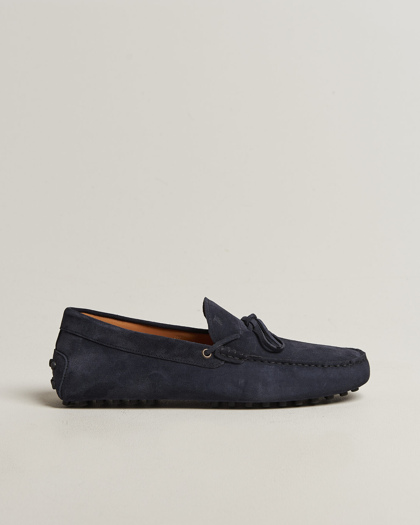 Herre | Mokkasiner | Tod's | Lacetto Gommino Carshoe Navy Suede