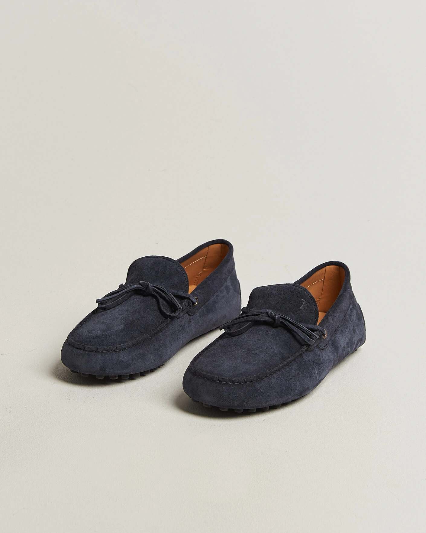 Herre | Mokkasiner | Tod's | Lacetto Gommino Carshoe Navy Suede