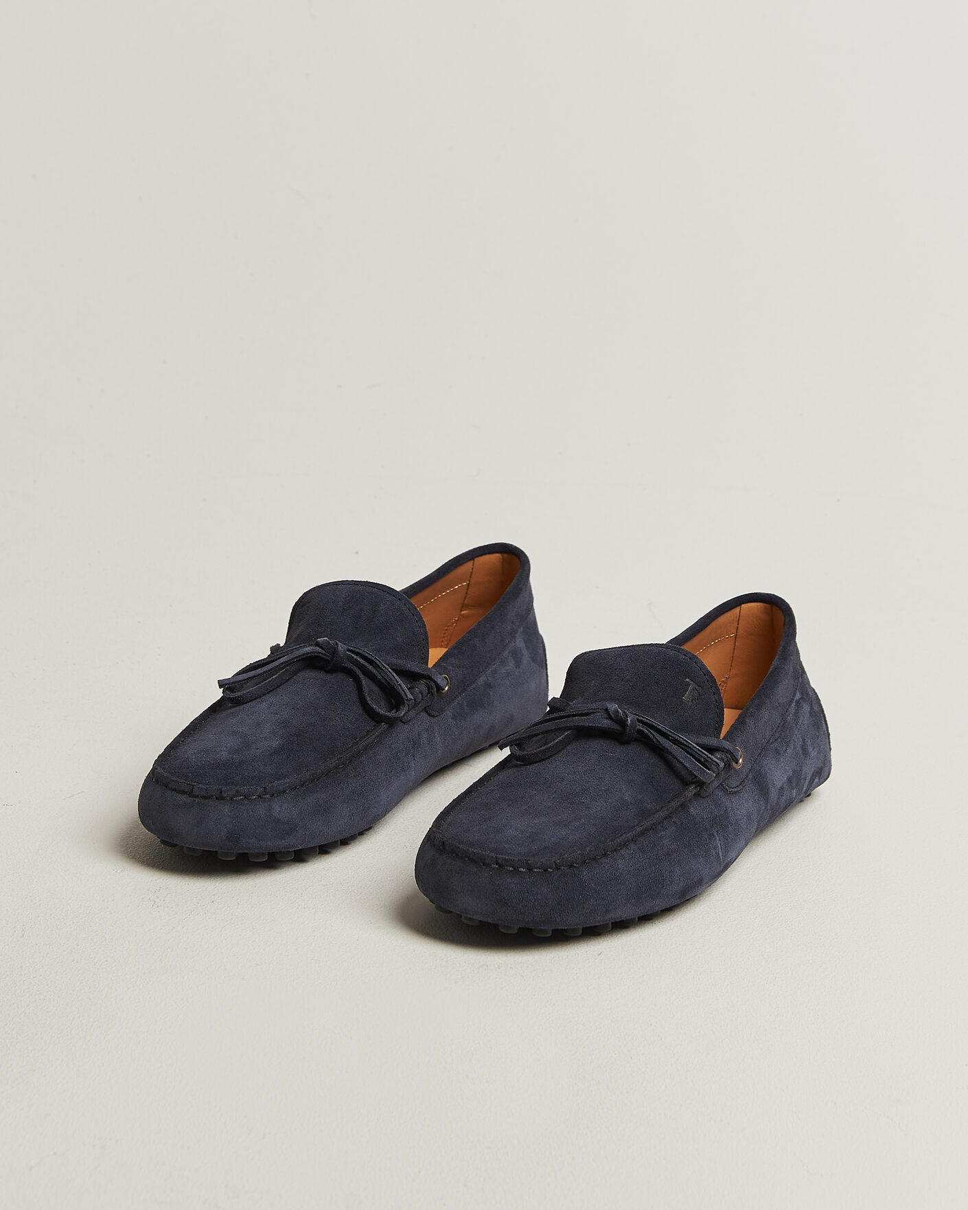 Herre | Mokkasiner | Tod's | Lacetto Gommino Carshoe Navy Suede
