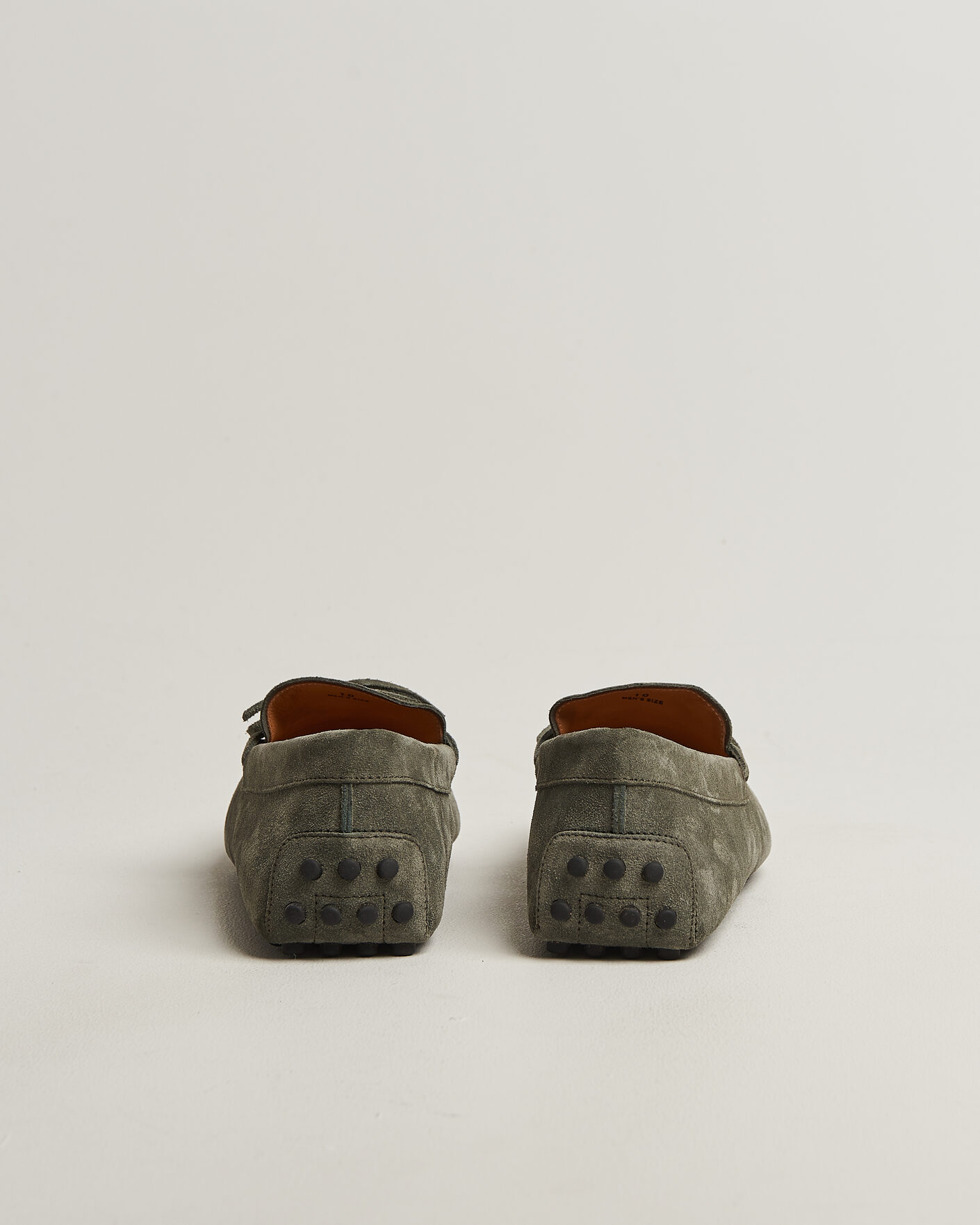 Herre | Mokkasiner | Tod's | Lacetto Gommino Carshoe Green Suede