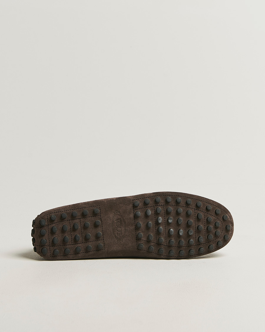 Herre | Mokkasiner | Tod's | Gommino Carshoe Dark Brown Suede