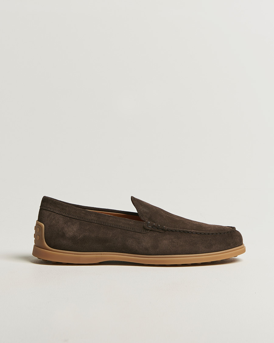 Herre | Loafers | Tod's | Gomma Leggera Loafers Dark Brown Suede