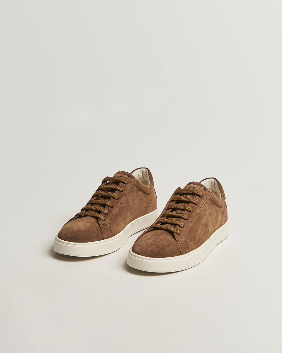 Herre | Sneakers | Tod's | Cassetta Lacciata Sneaker Chestnut Suede