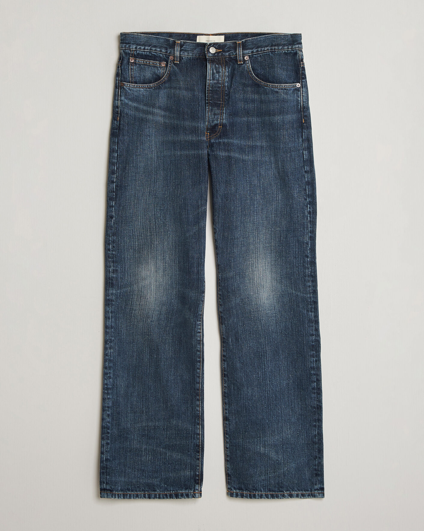 Herre | Jeans | Jeanerica | VM009 Vega Jeans Dark Blue Righe