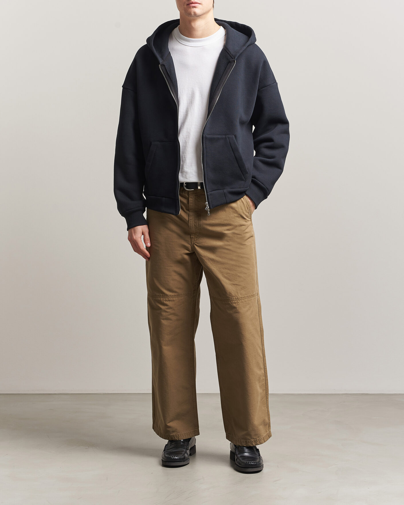 Herre | Bukser | Jeanerica | Genua Pilé Workwear Trousers Green