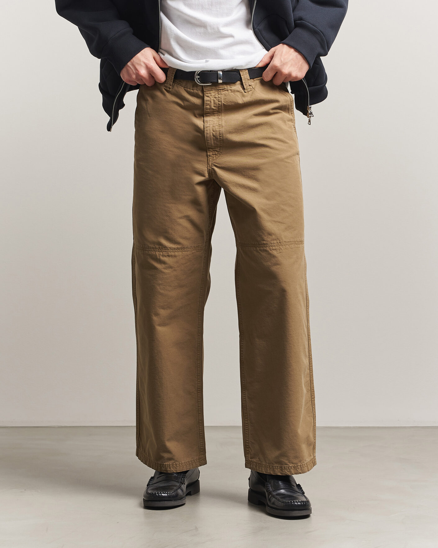 Herre | Bukser | Jeanerica | Genua Pilé Workwear Trousers Green
