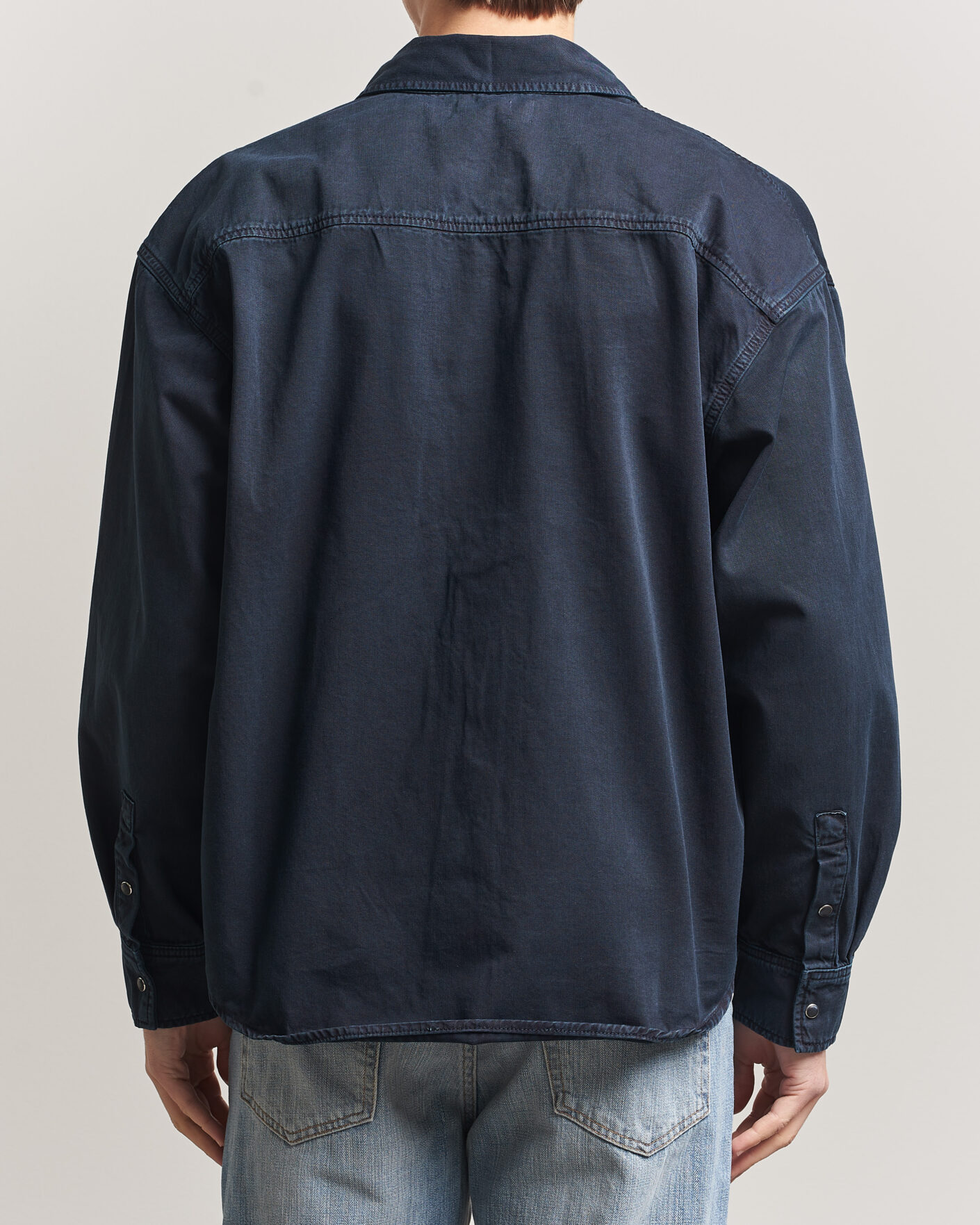 Herre | Skjorter | Jeanerica | André Pocket Overshirt Blue Black