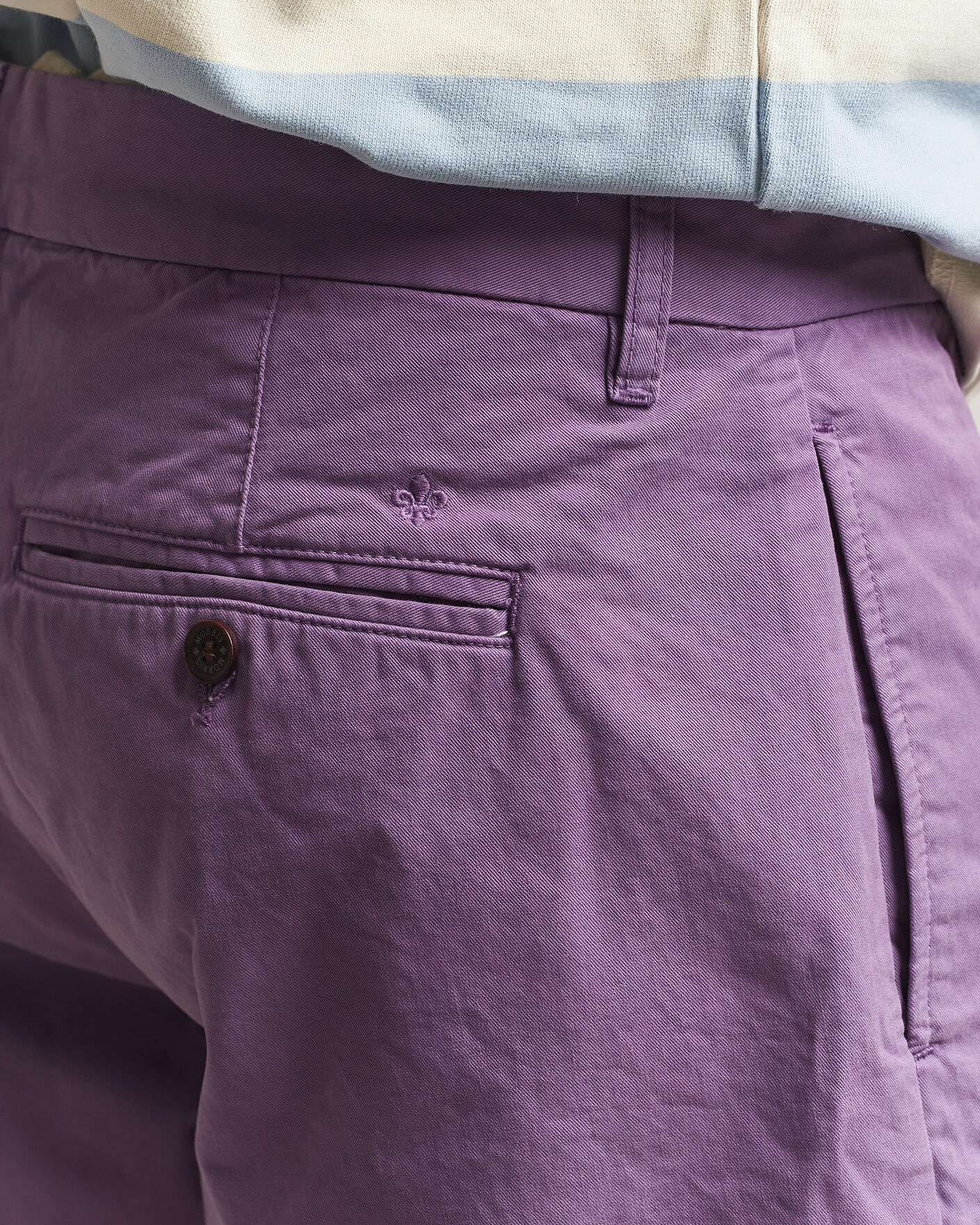 Herre | Shorts | Morris | Original Chino Shorts Purple