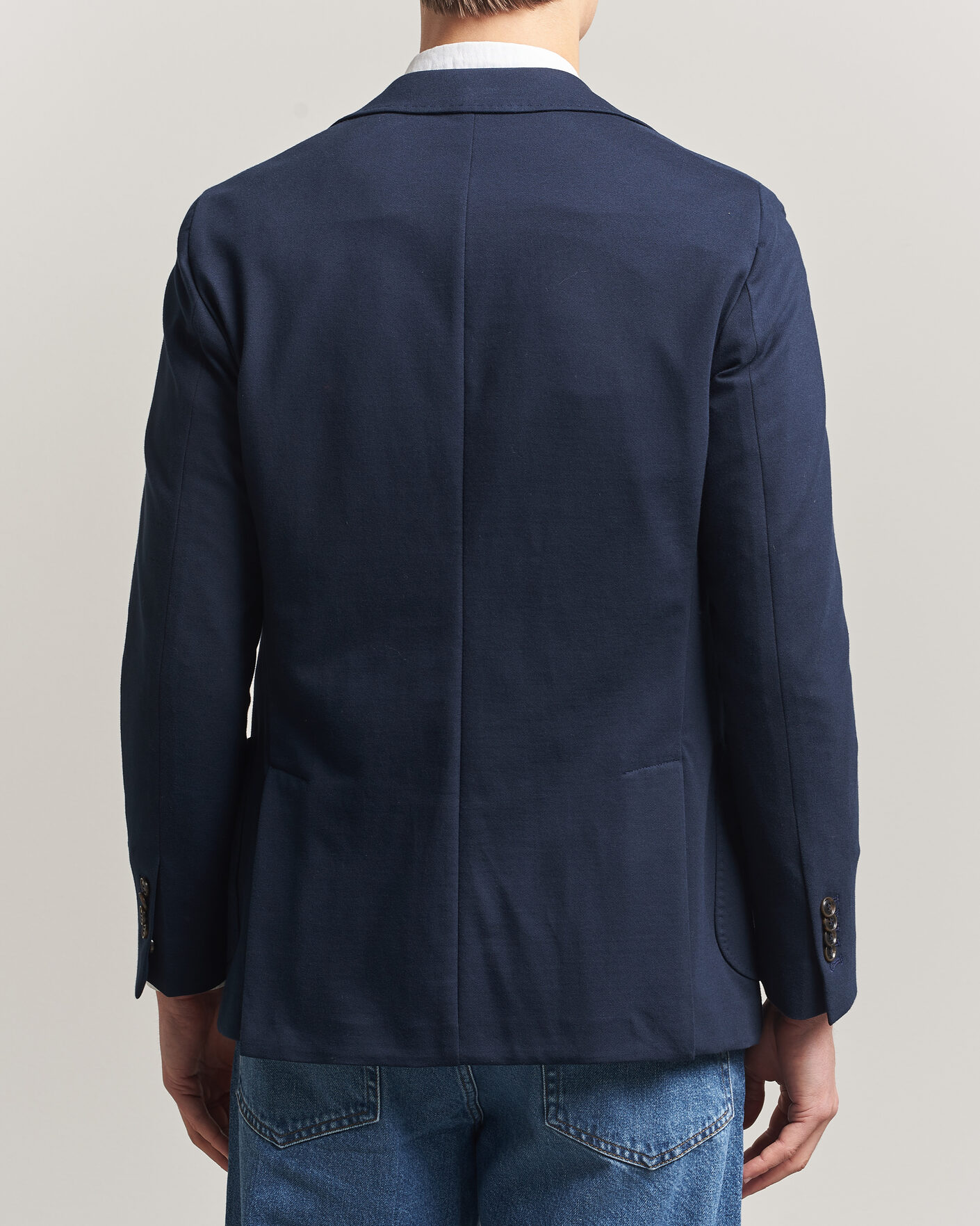 Herre | Blazere & jakker | Morris | Cotton Jersey Blazer Navy