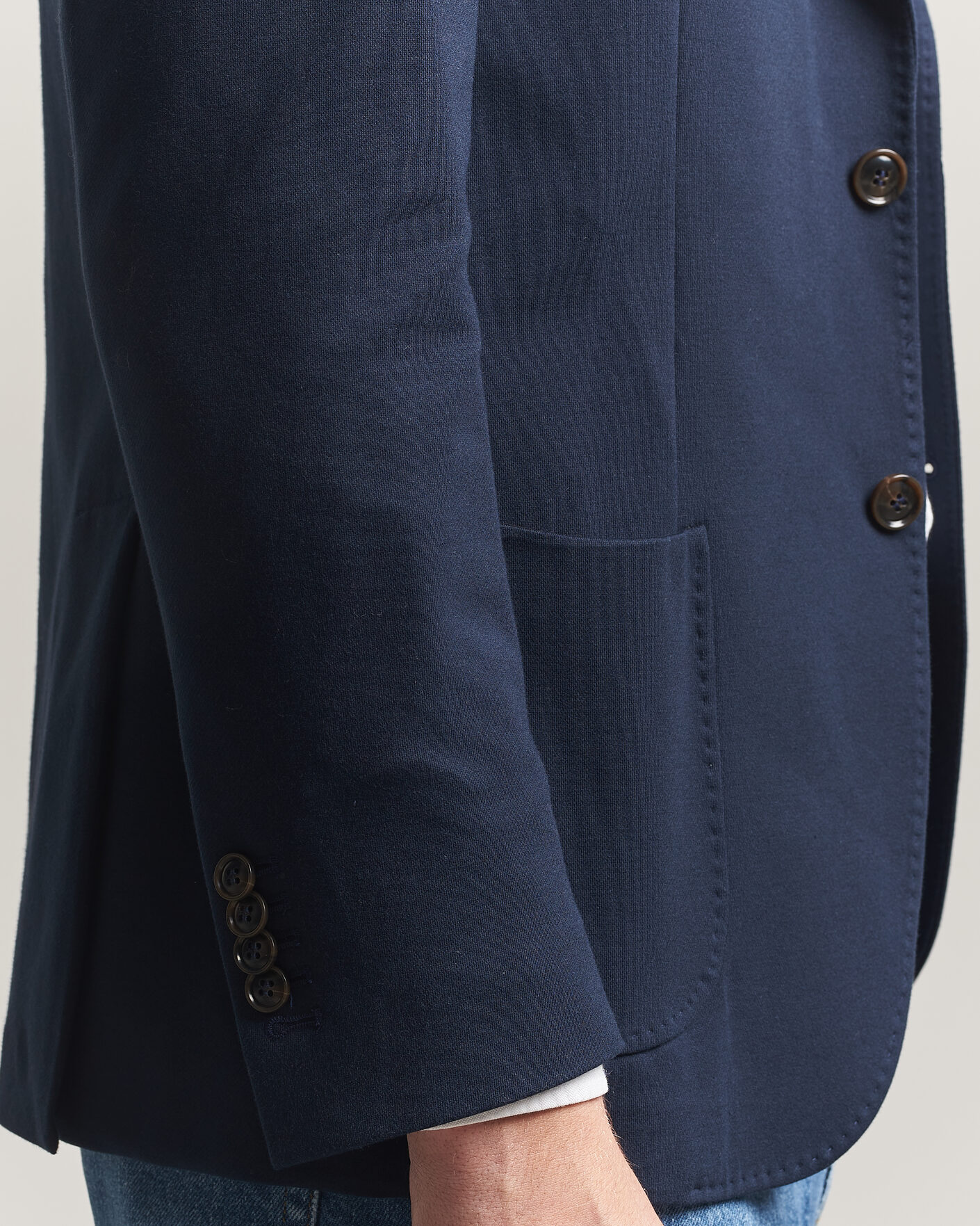 Herre | Blazere & jakker | Morris | Cotton Jersey Blazer Navy