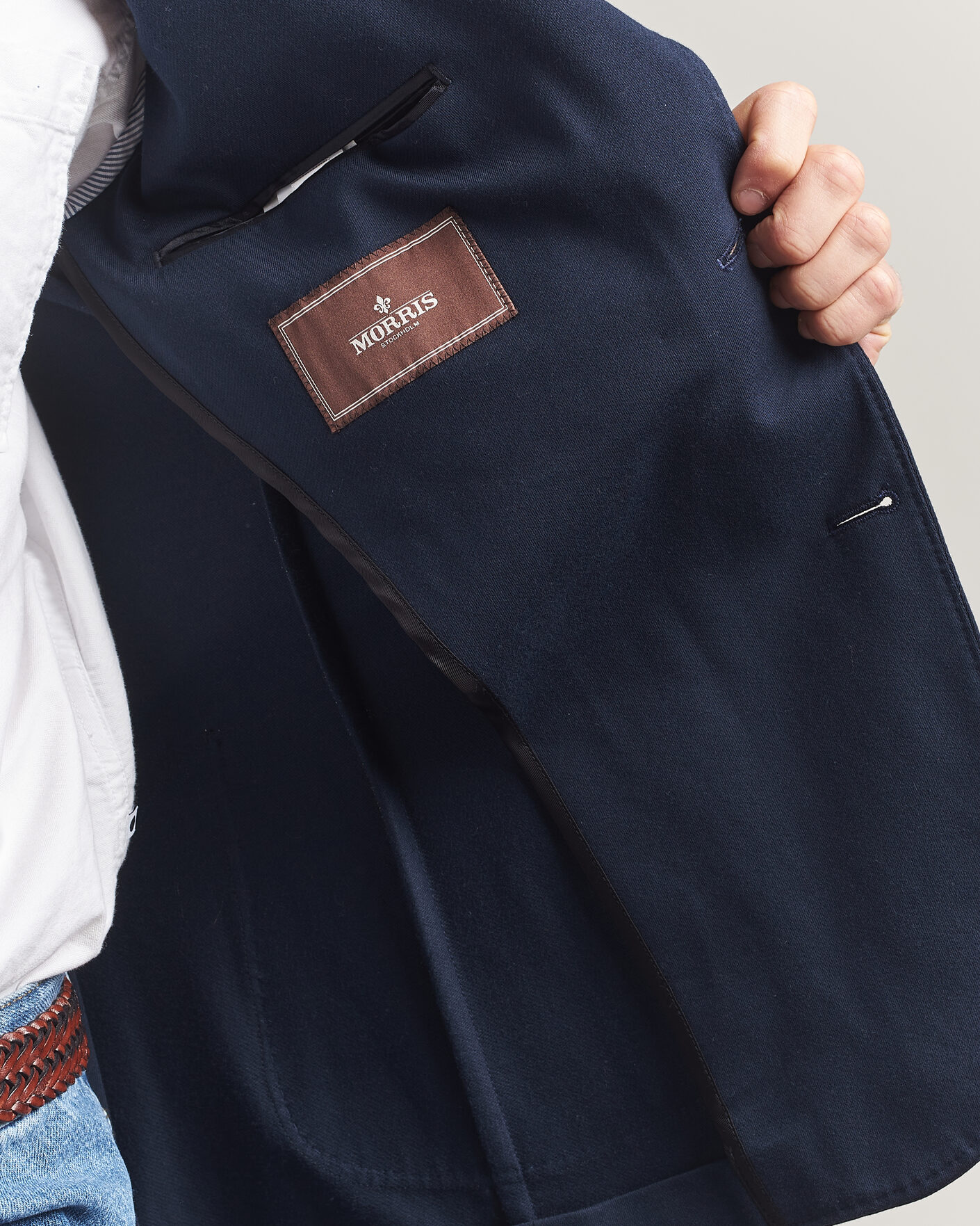 Herre | Blazere & jakker | Morris | Cotton Jersey Blazer Navy